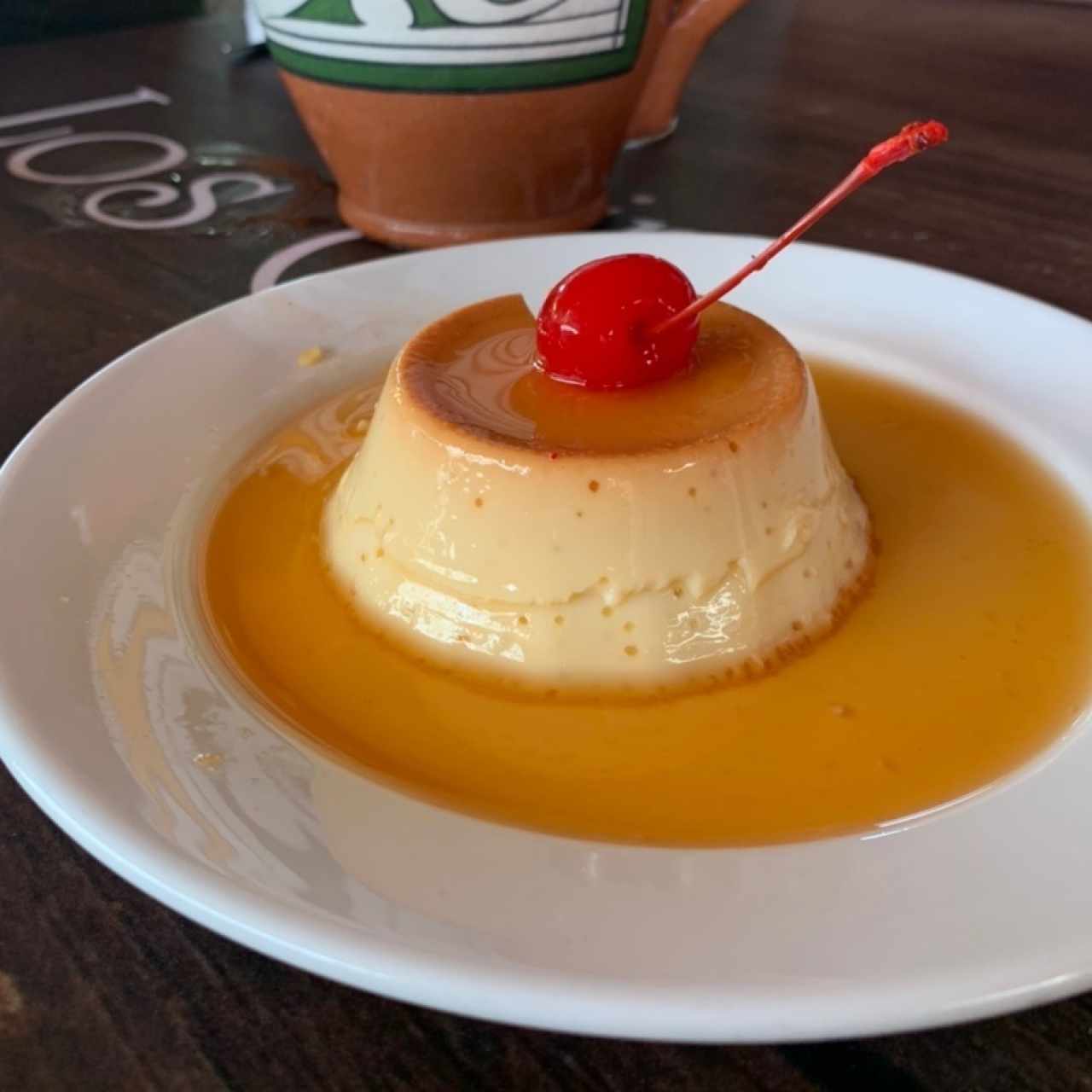 Flan de la casa