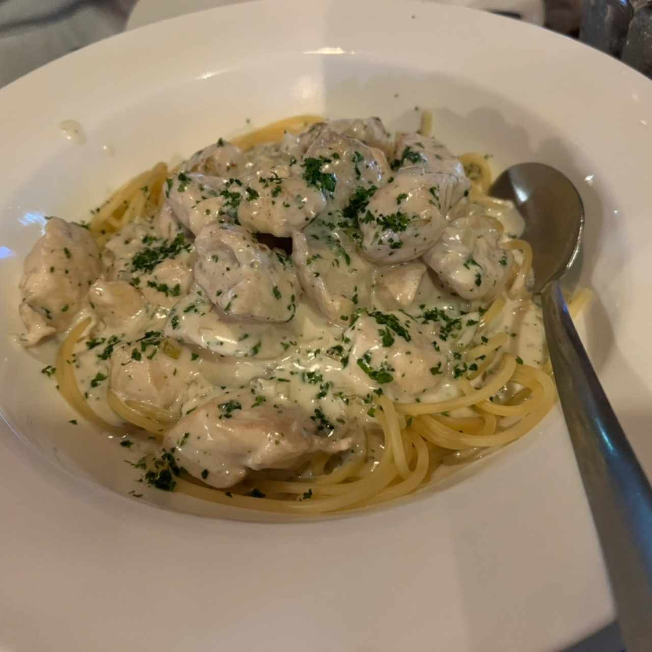 Spaguetti de Pollo