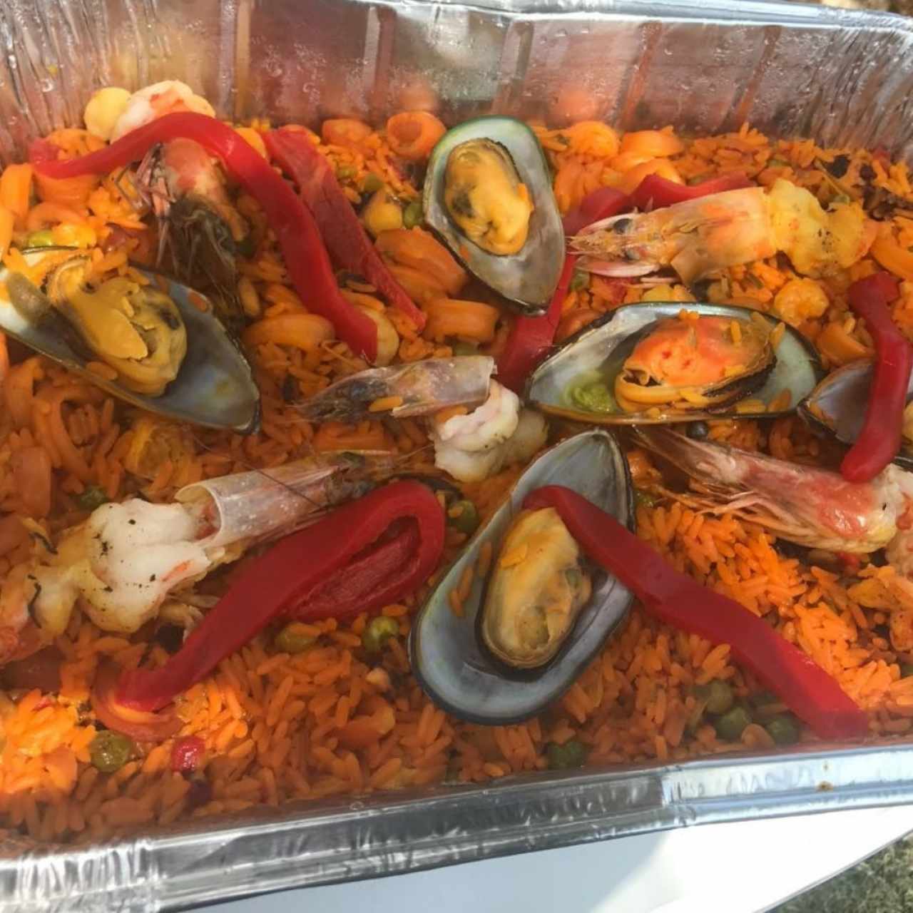 paella marinera para 5