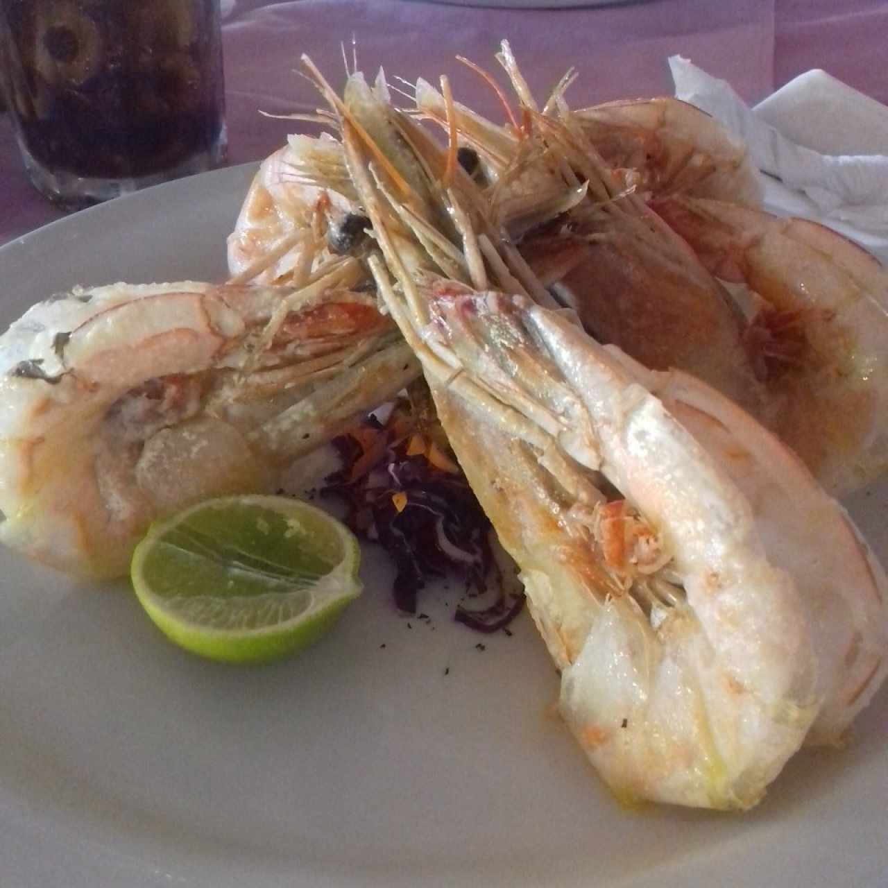 Langostinos a la Sal