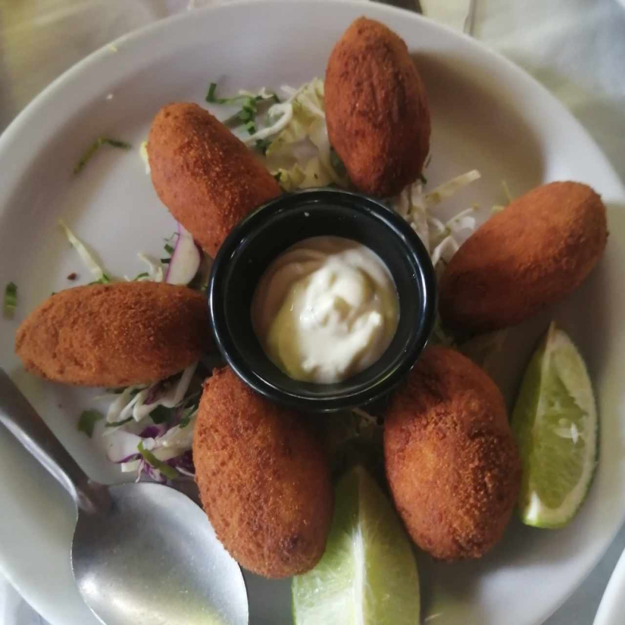 Croquetas de langosta 