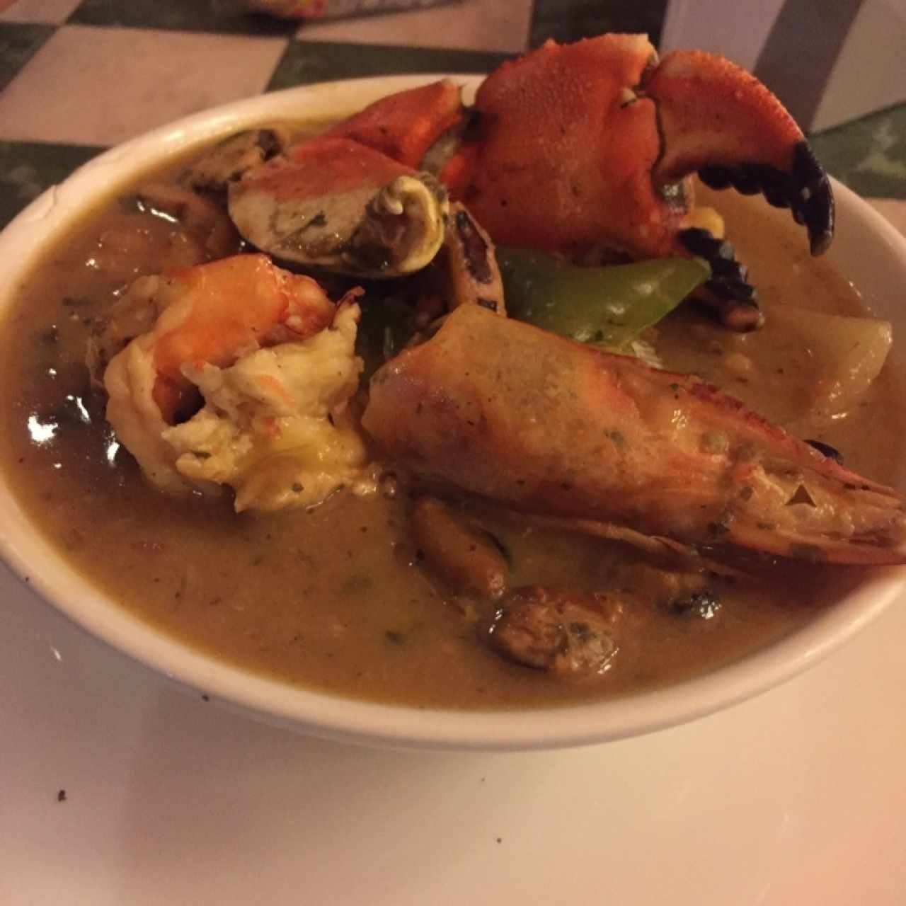 cazuela de mariscos 