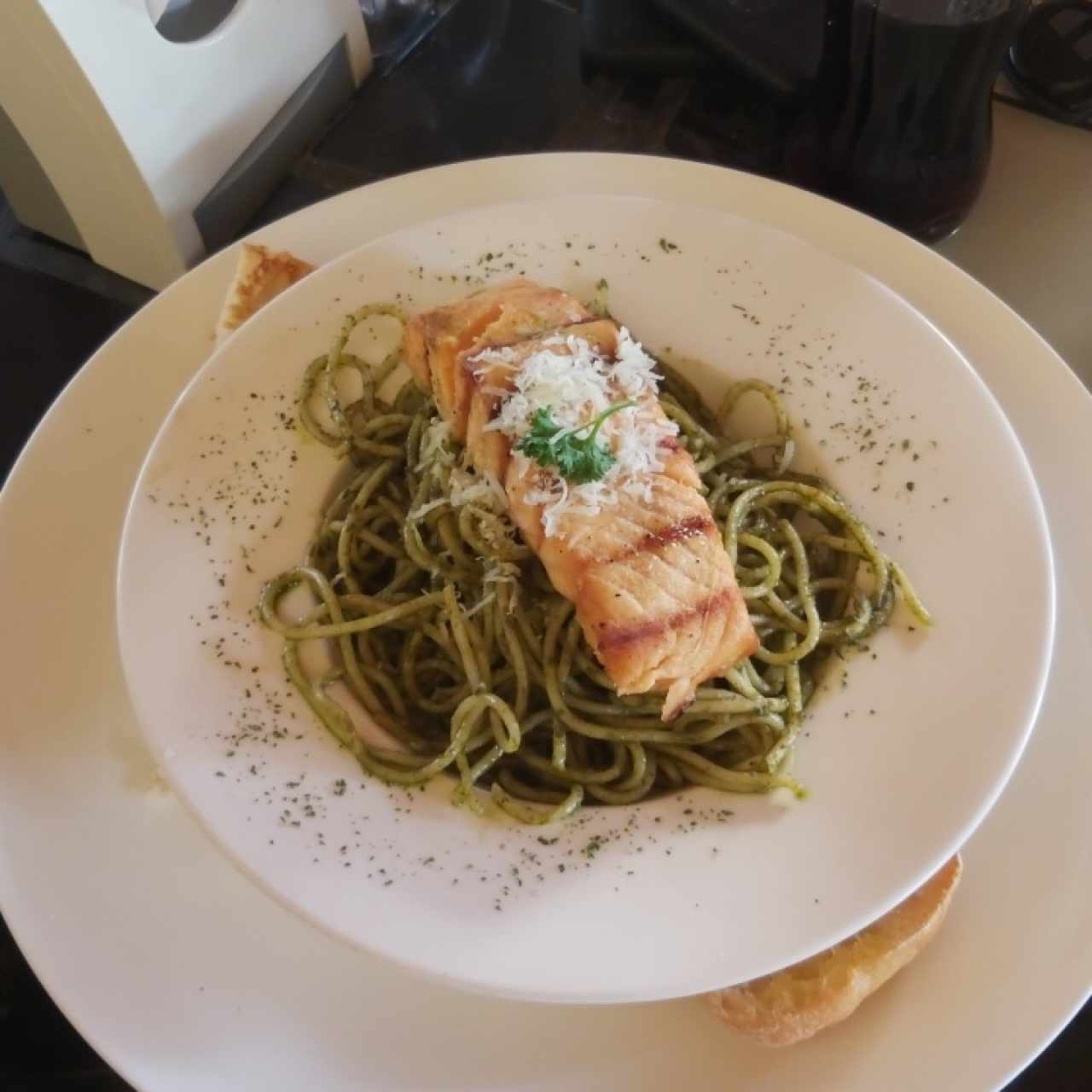 pesto salmón 