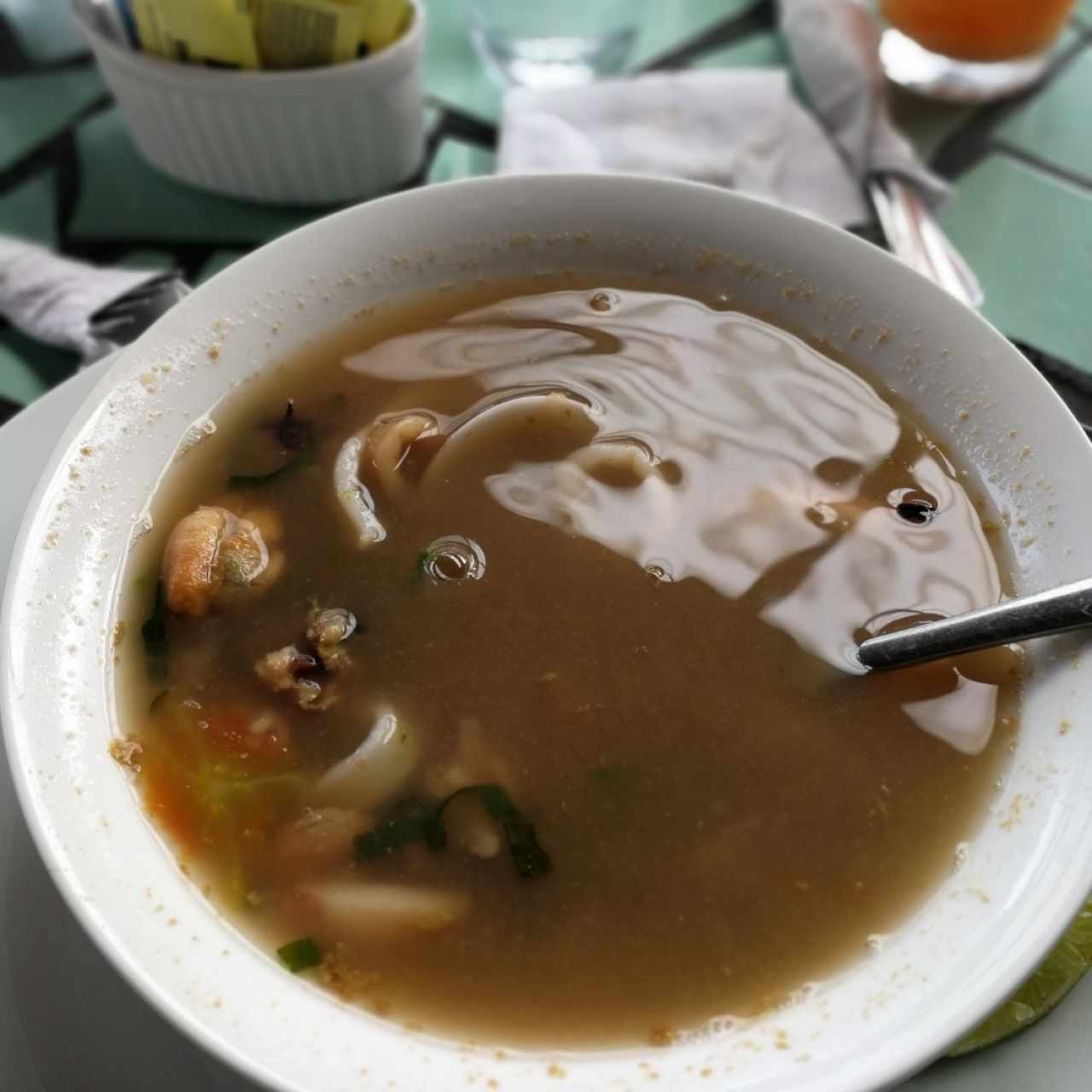 sopa de mariscos