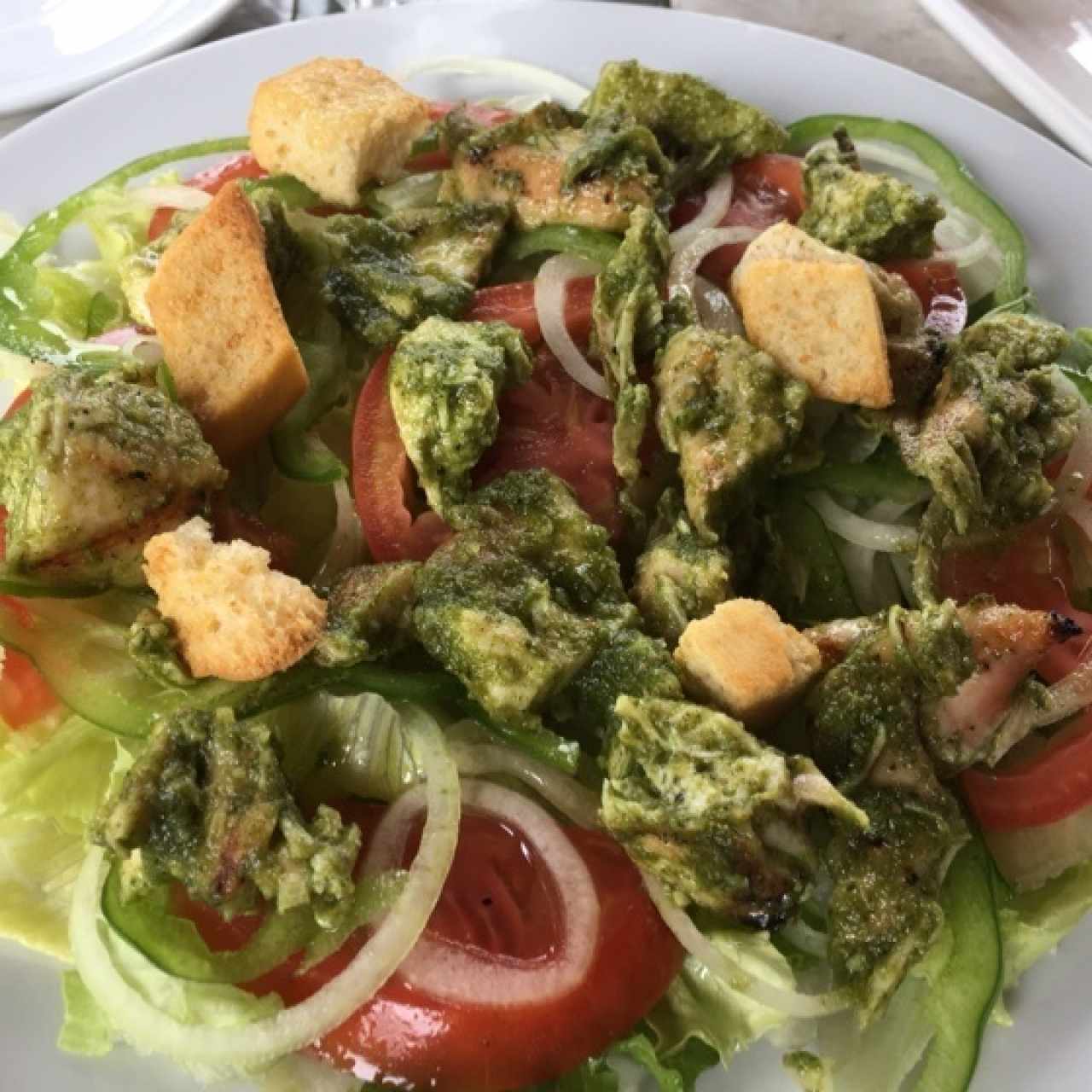 Ensalada con pollo