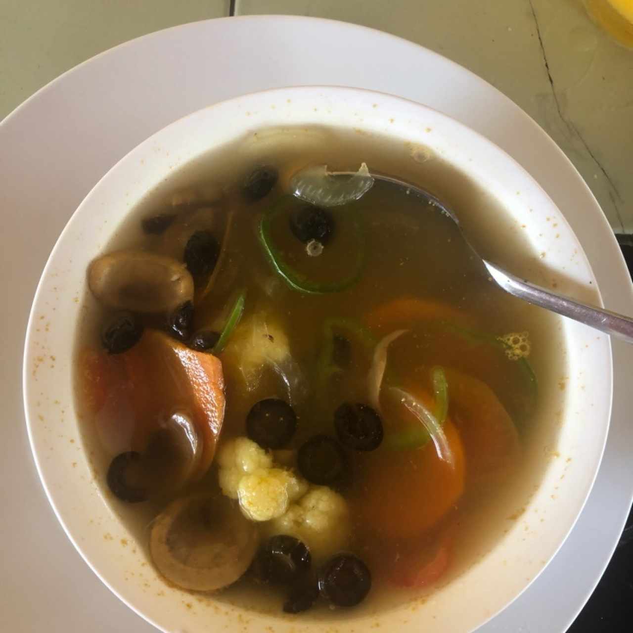 sopa de vegetales