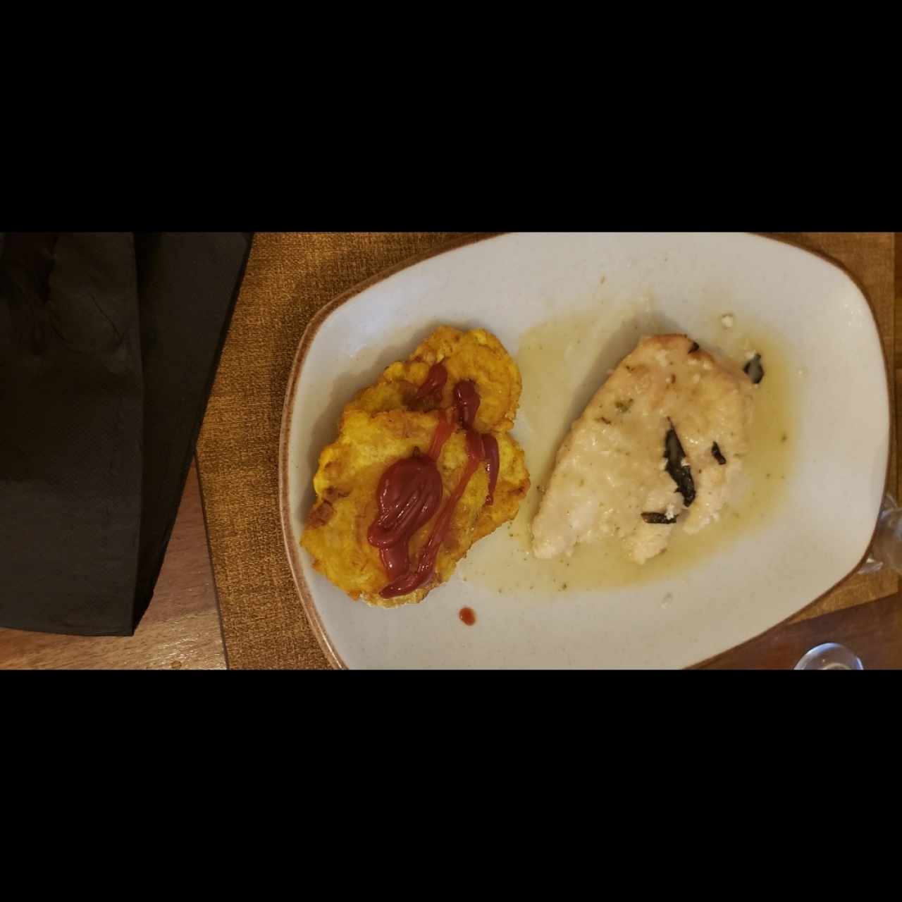 Pollo a la hierbas. 