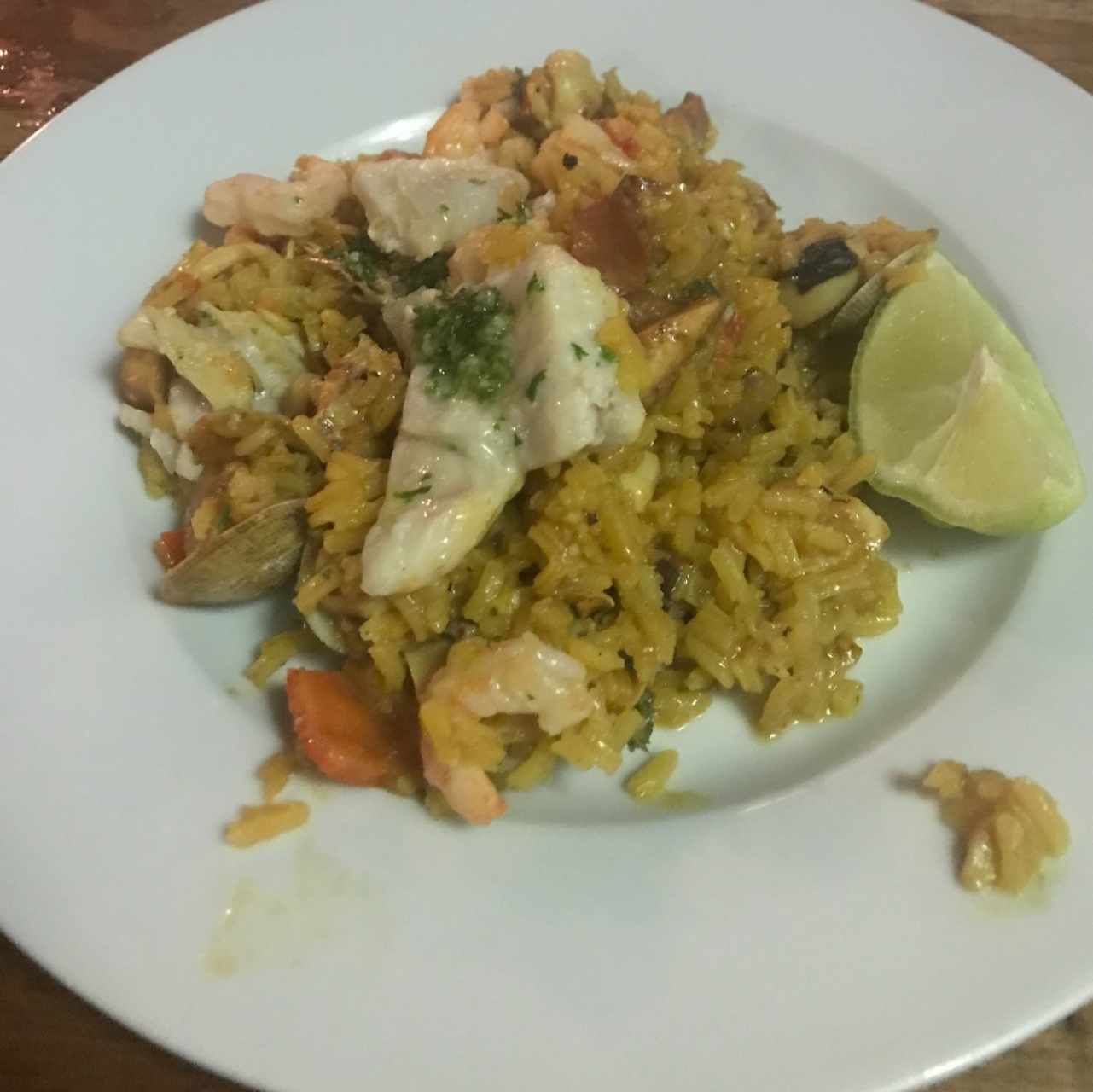 paella de marisco