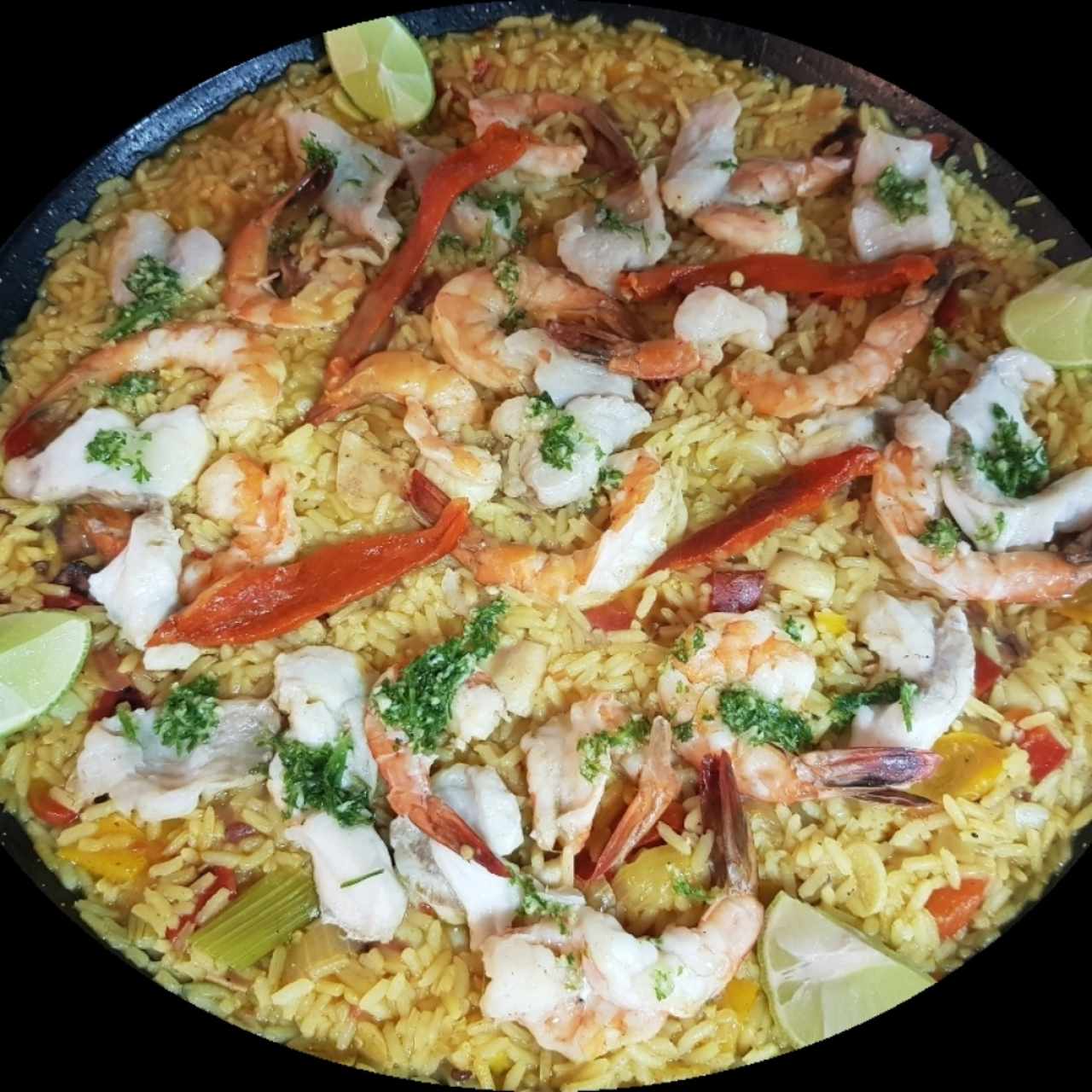 paella de mariscos 