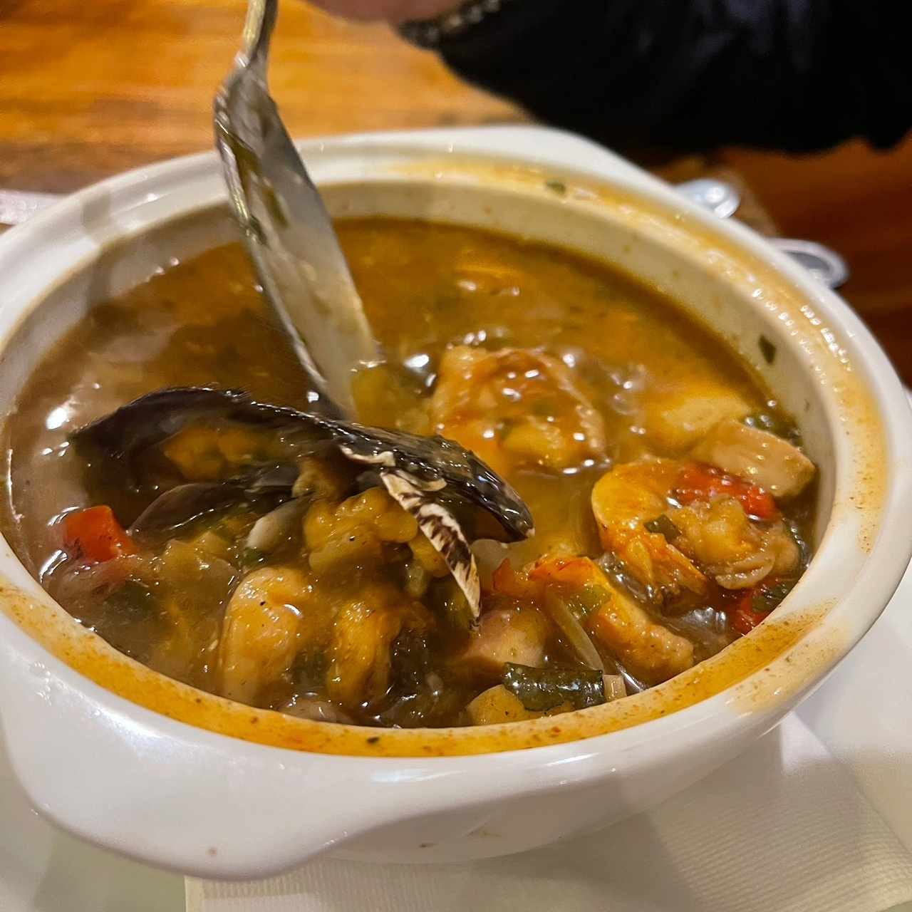 SOPA DE MARISCOS