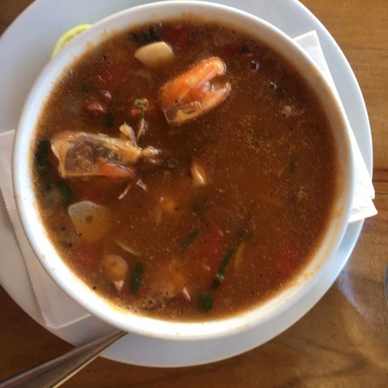 sopa de mariscos