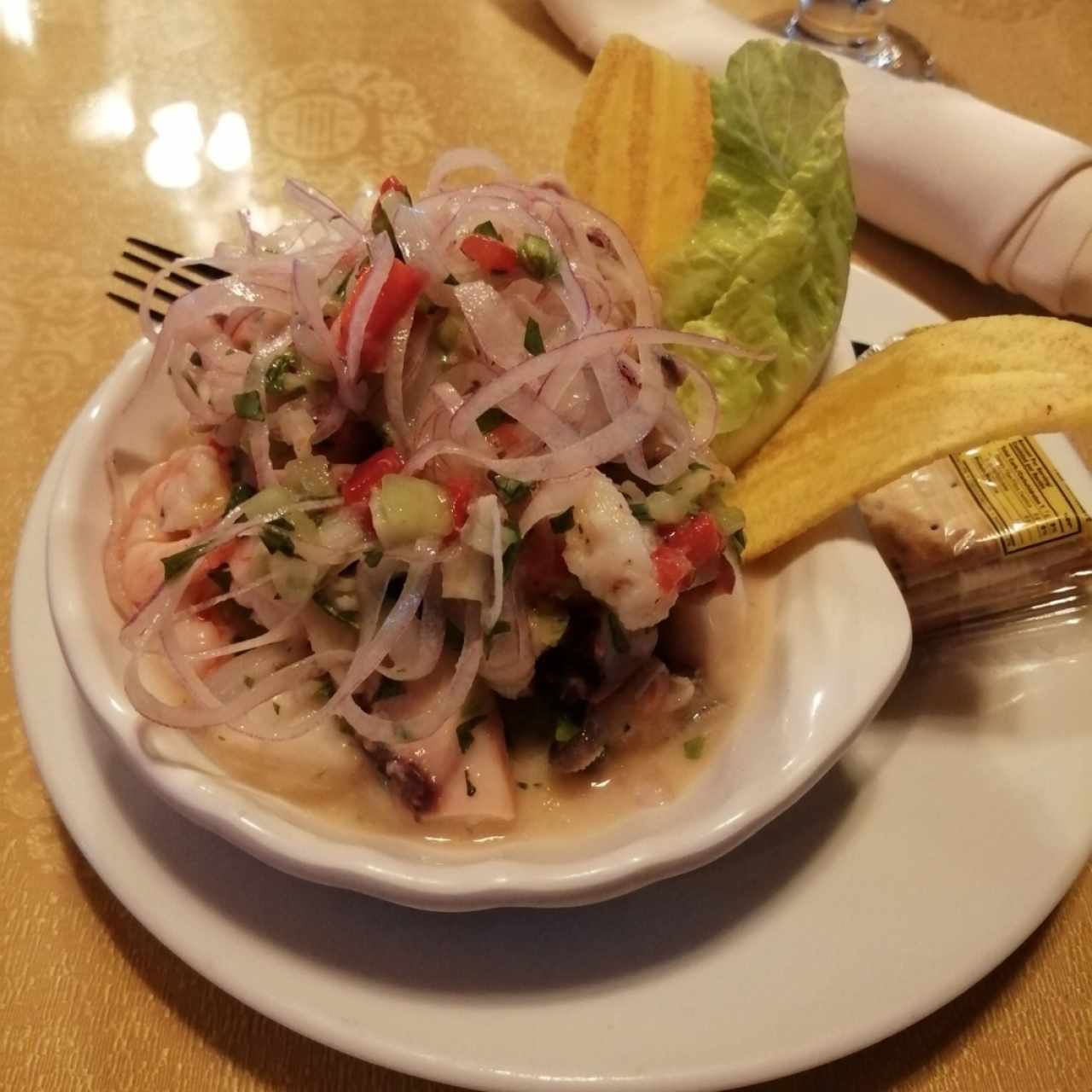 Ceviche de frutos del mar