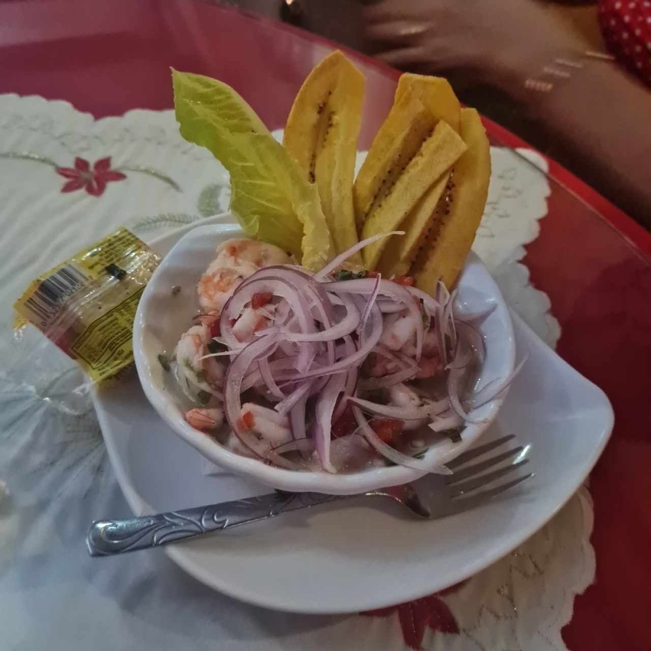 Ceviche de camarones