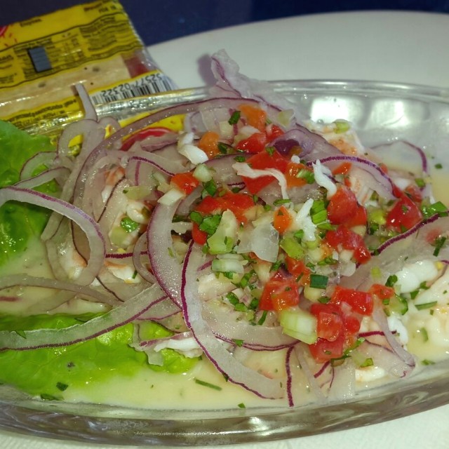 Ceviche peninsular de camaron