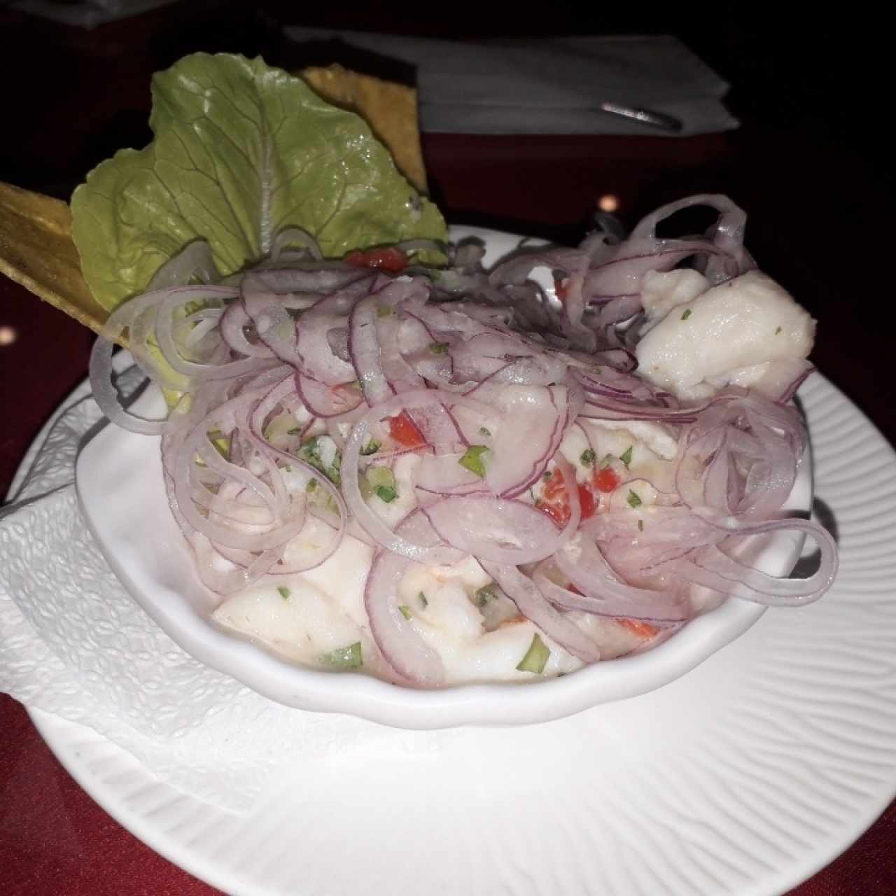 cebiche de pescado 