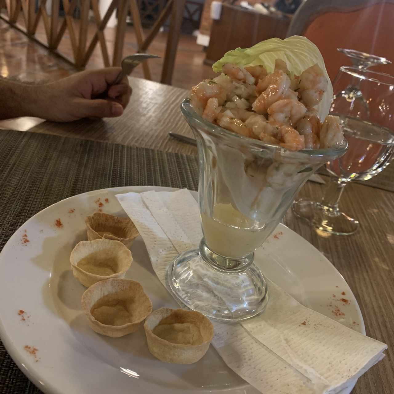 Ceviche de camarón 