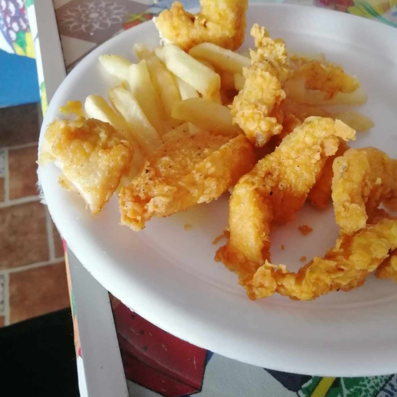 Deditos de pollo