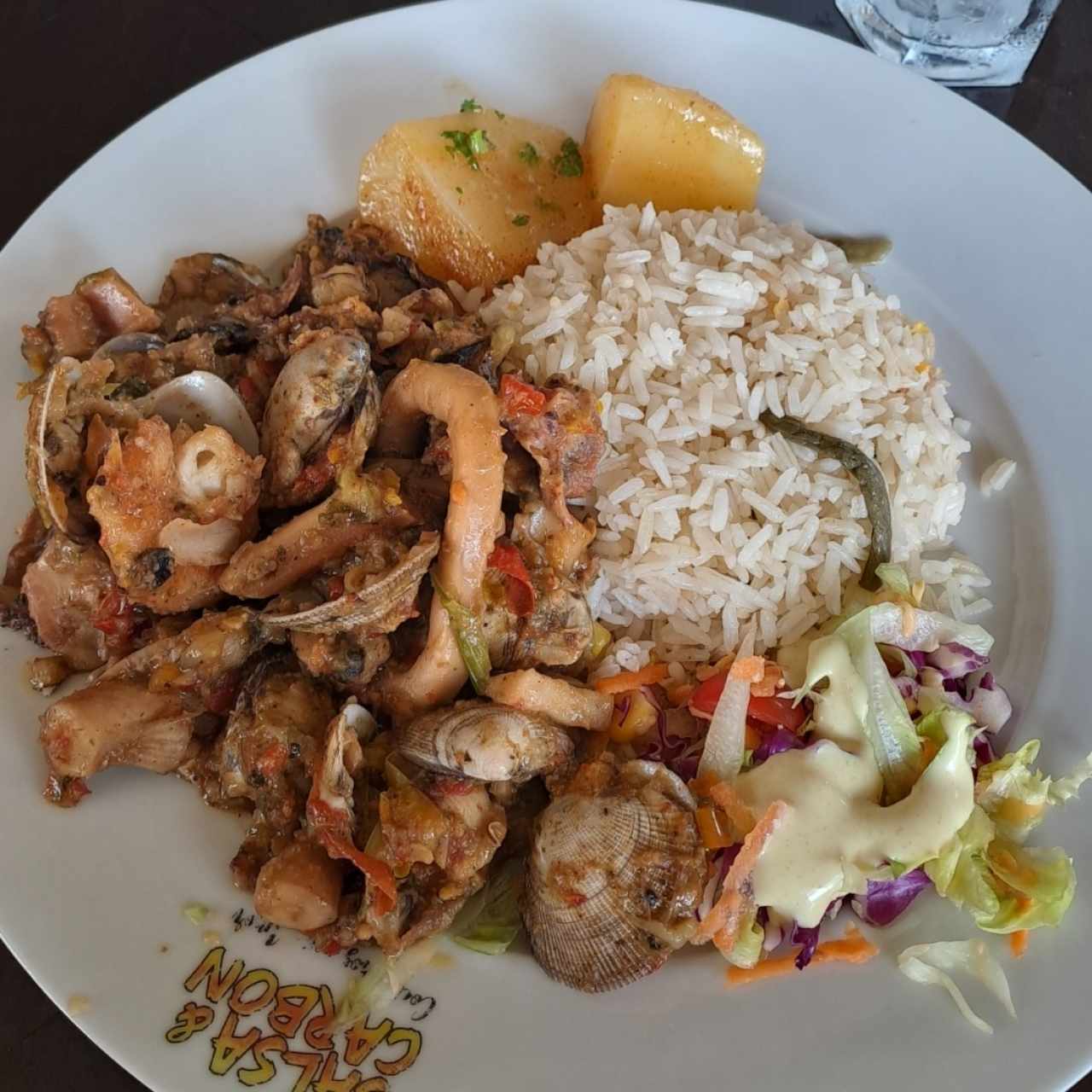 Mariscos Salteados