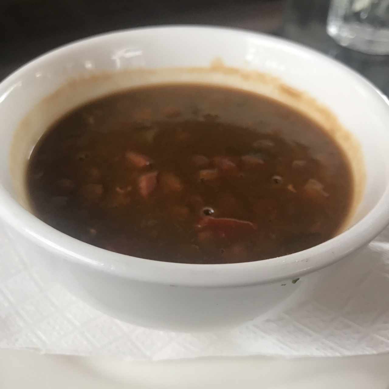 sopa de lentejas