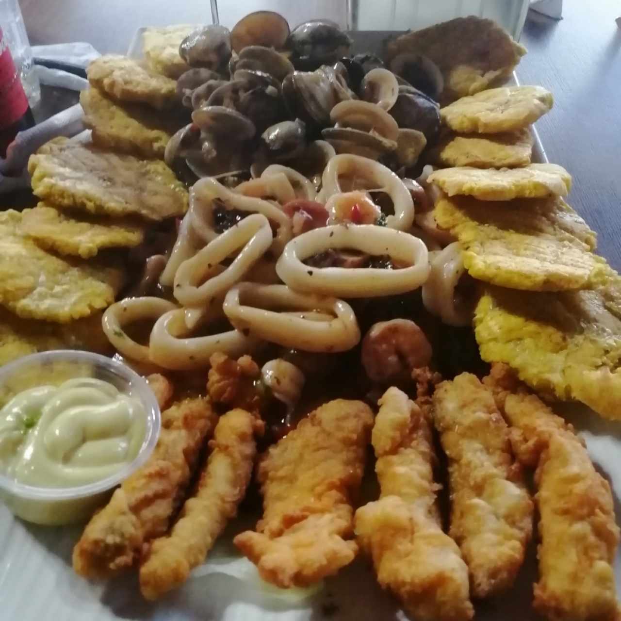 Picada de mariscos 