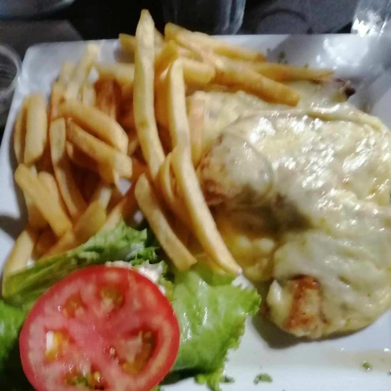 Pollo gratinado 