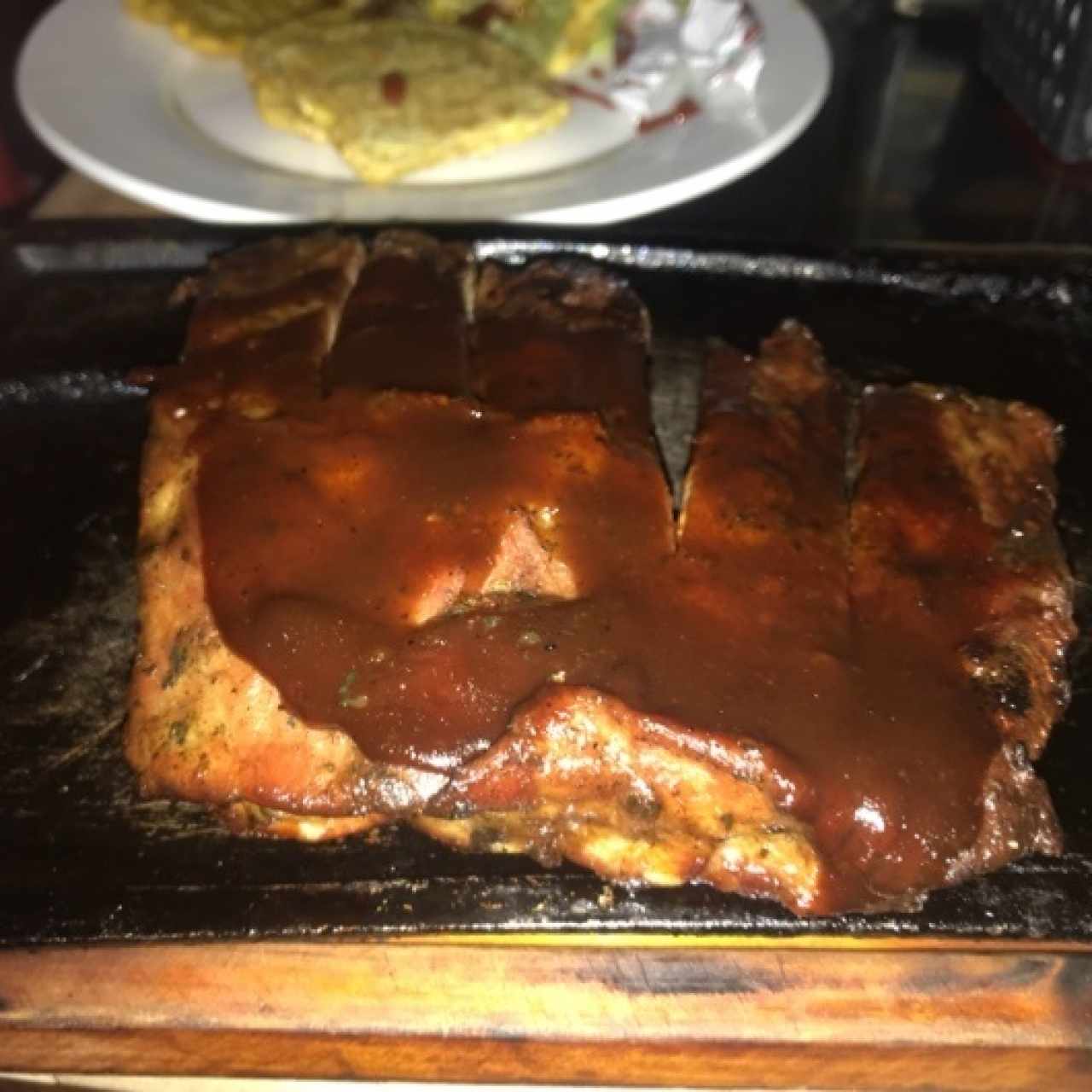 costilla de cerdo ahumada