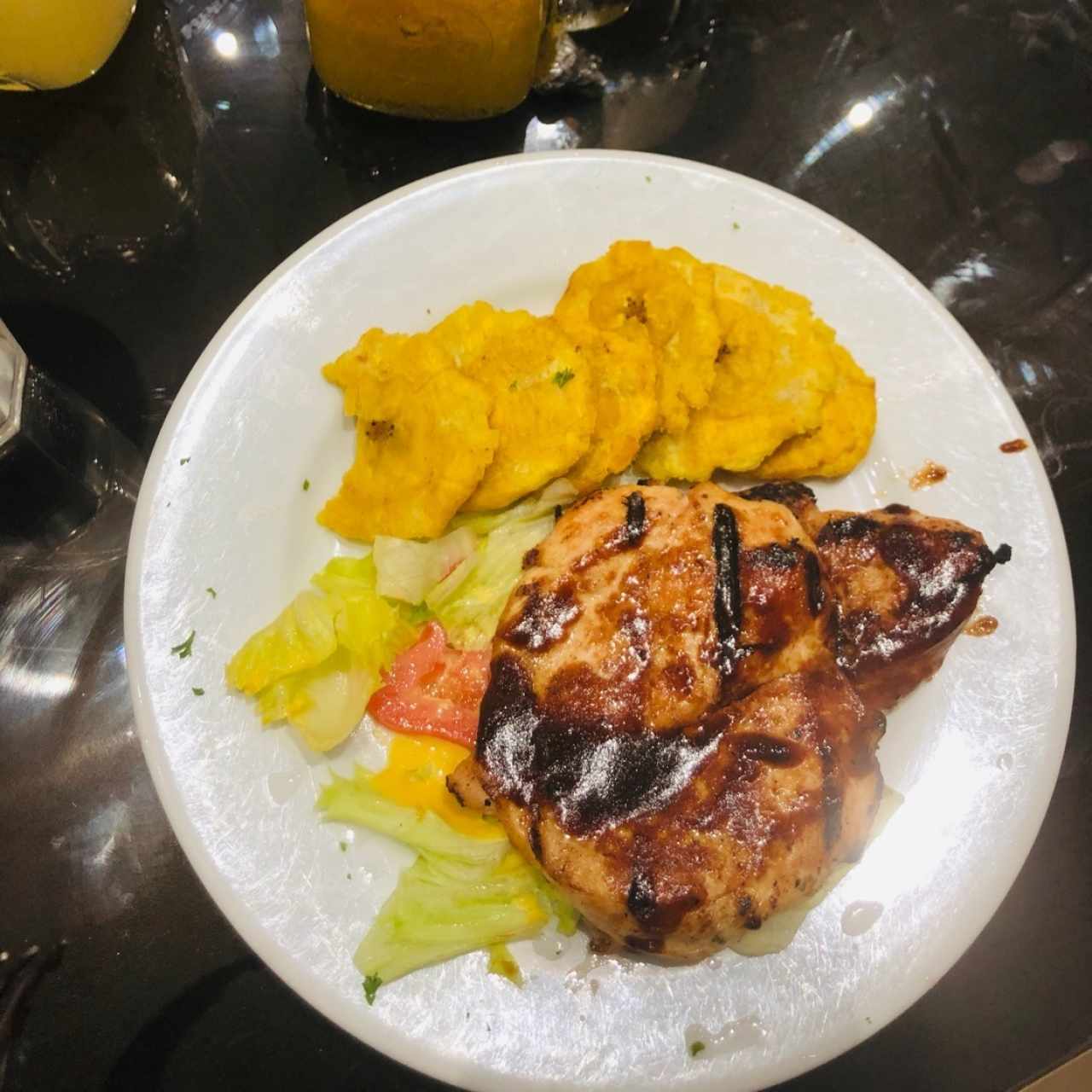 pollo con salsa barbacoa