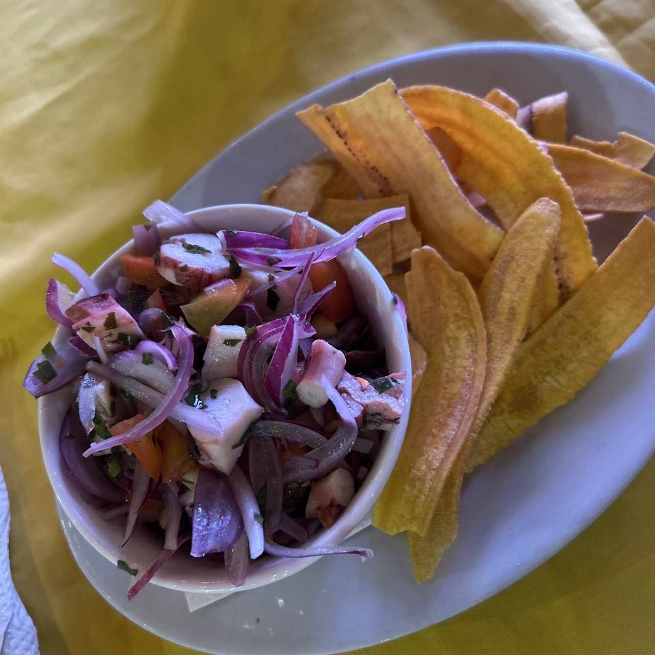 ENTRADAS - Ceviche de Pulpo