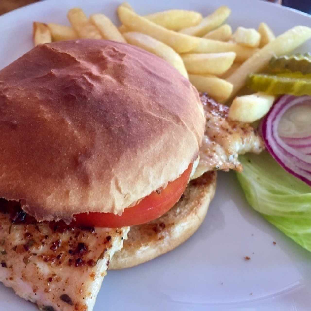 Hamburguesa de pollo