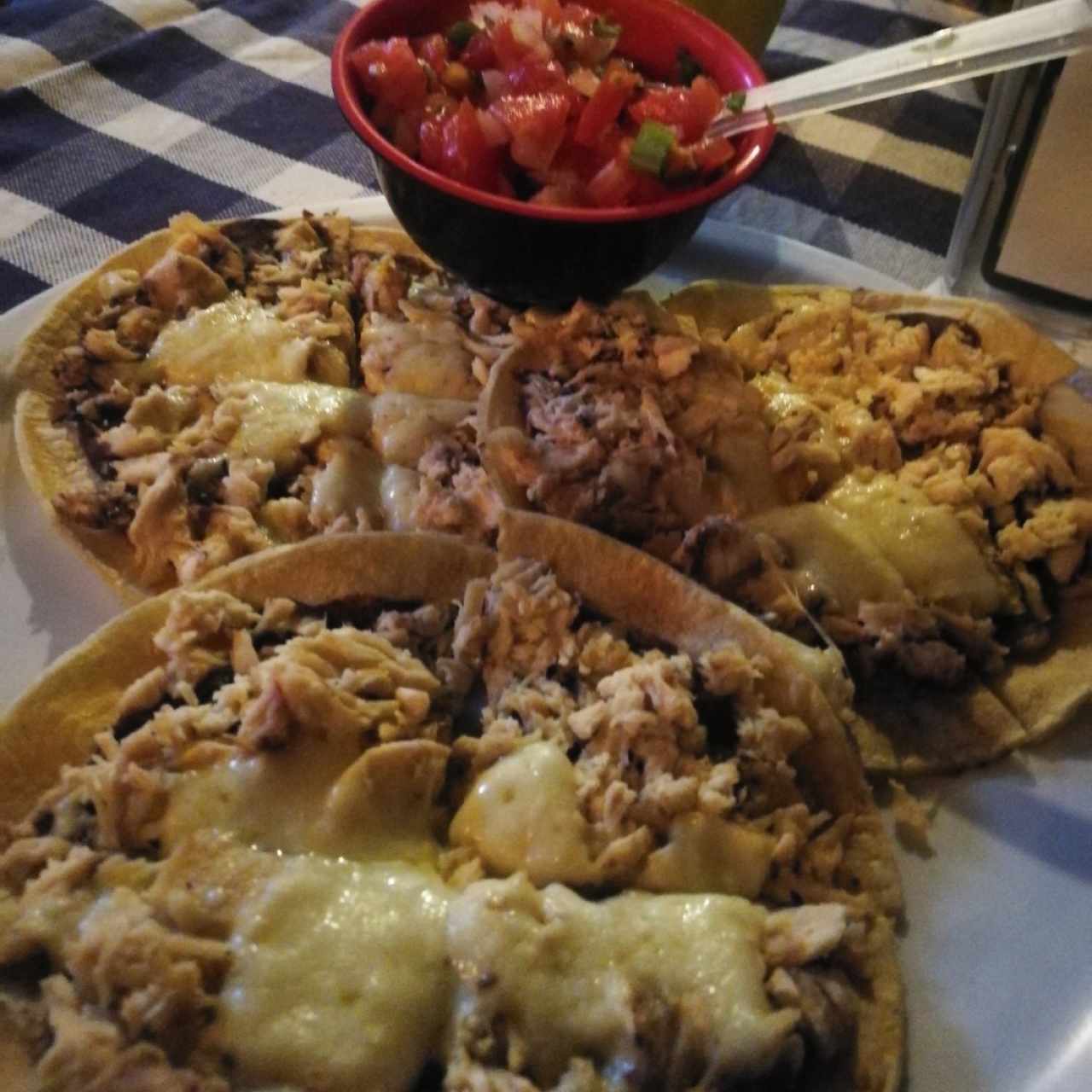 Nachos de pollo