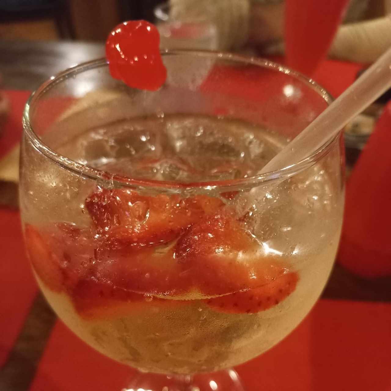 Gintonic de fresa