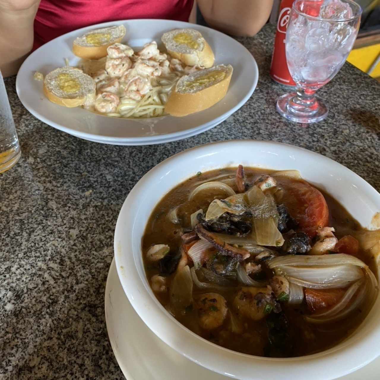 Guacho de mariscos