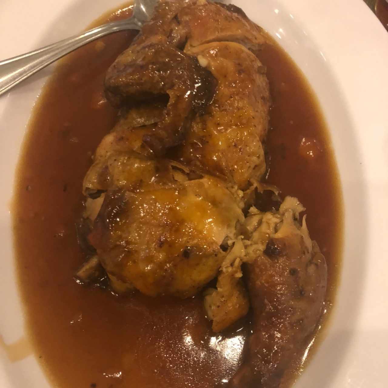 Pollo Asado en salda de Ostion