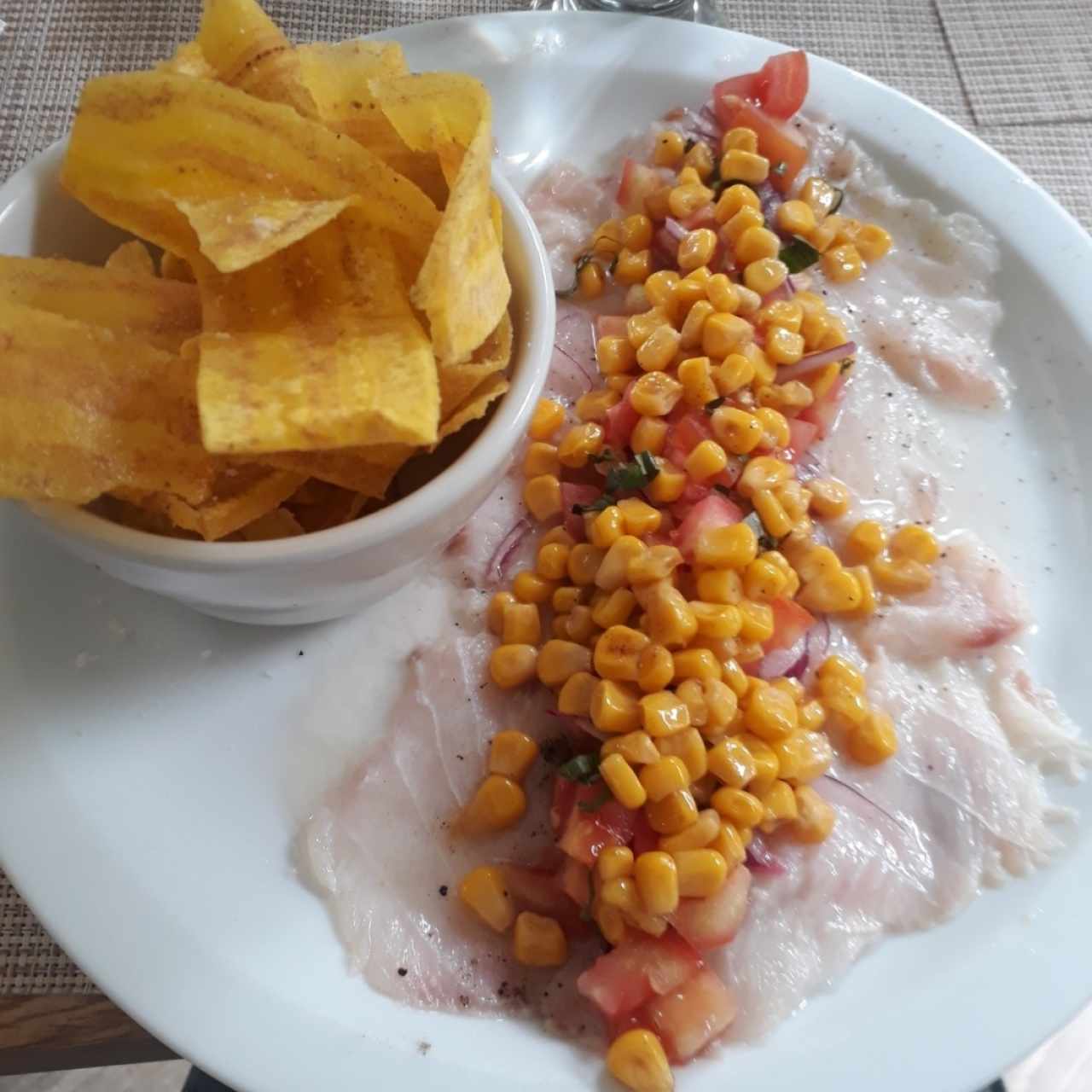 Tiradito de pescado