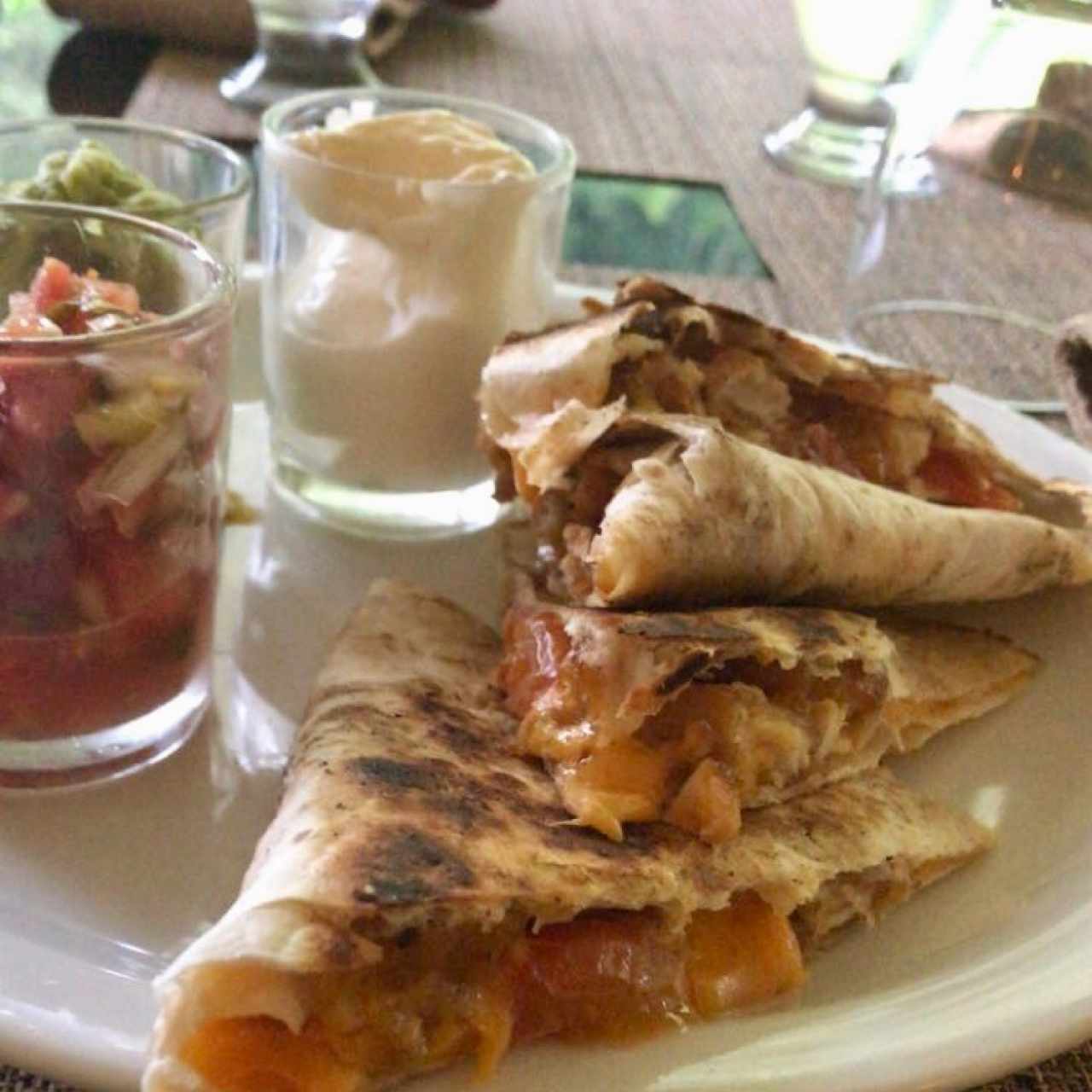 quesadillas de pollo