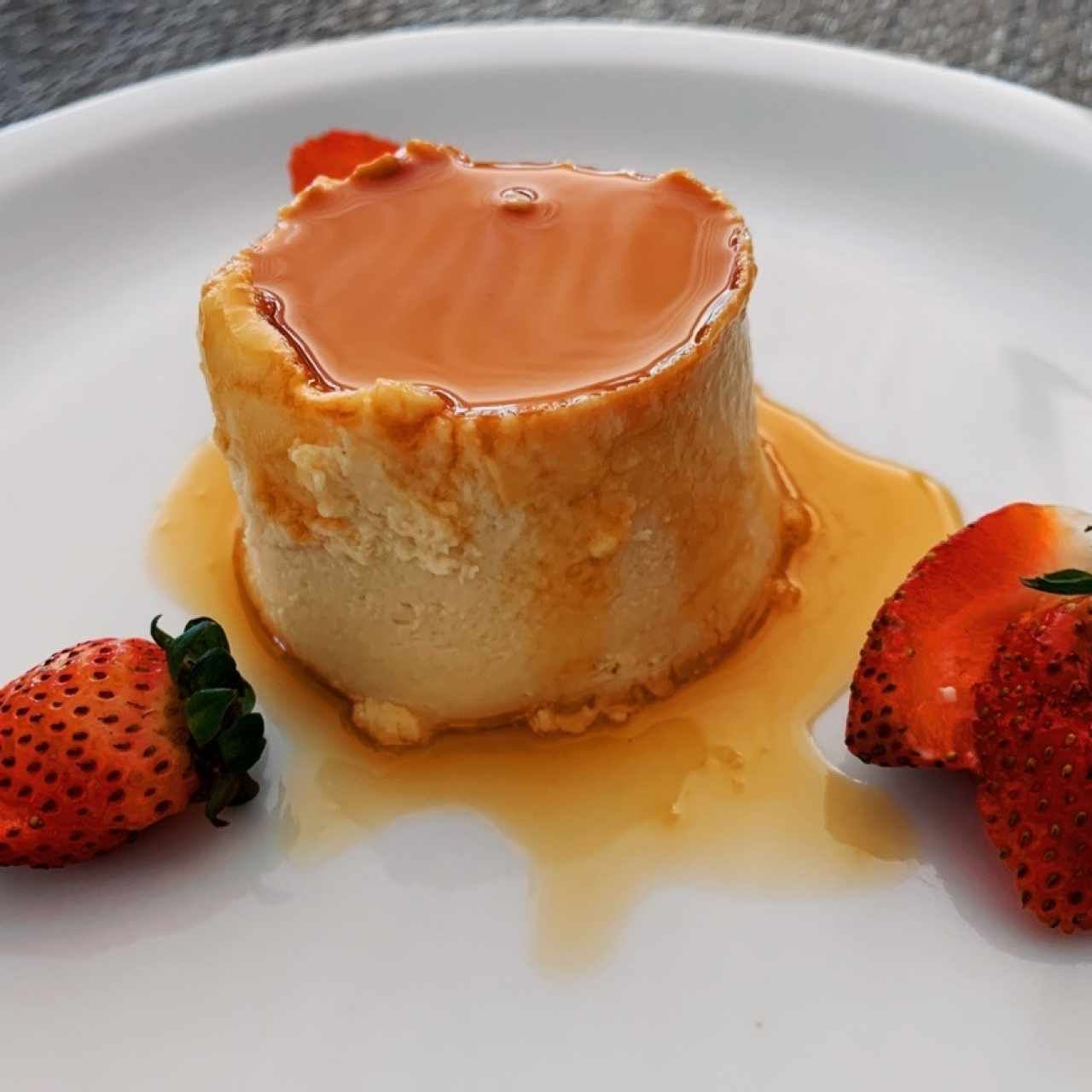 Flan de queso