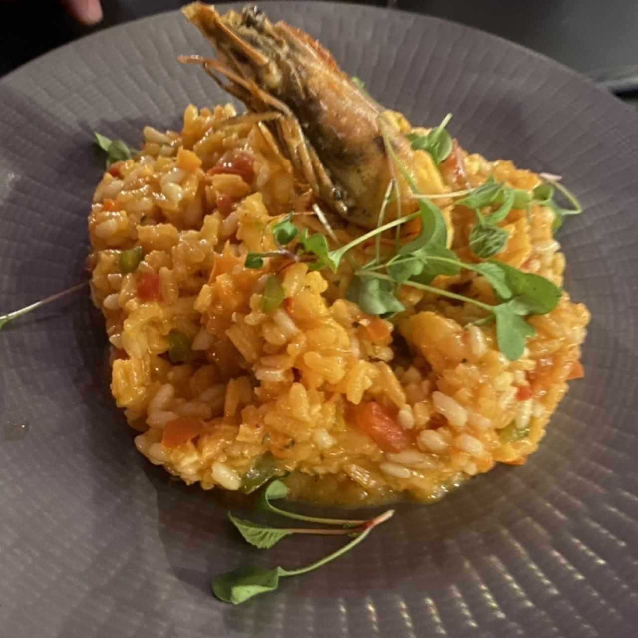 Risotto langostinos