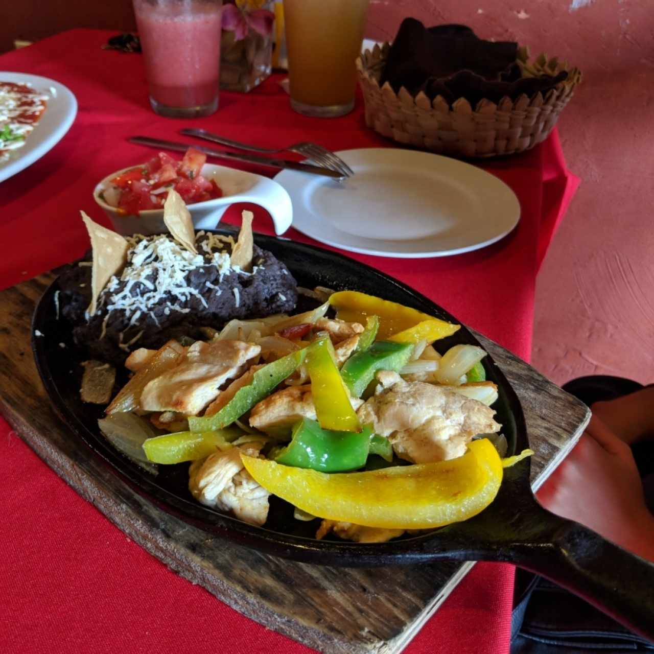 Fajitas de pollo