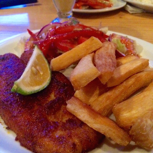 Corvina Cajún a la Plancha