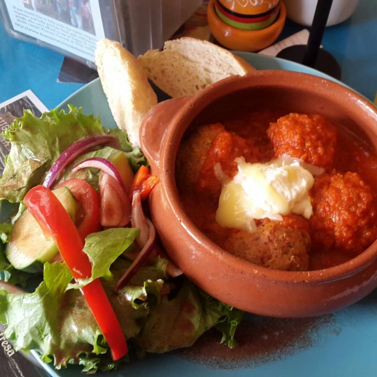 albondigas con queso crema