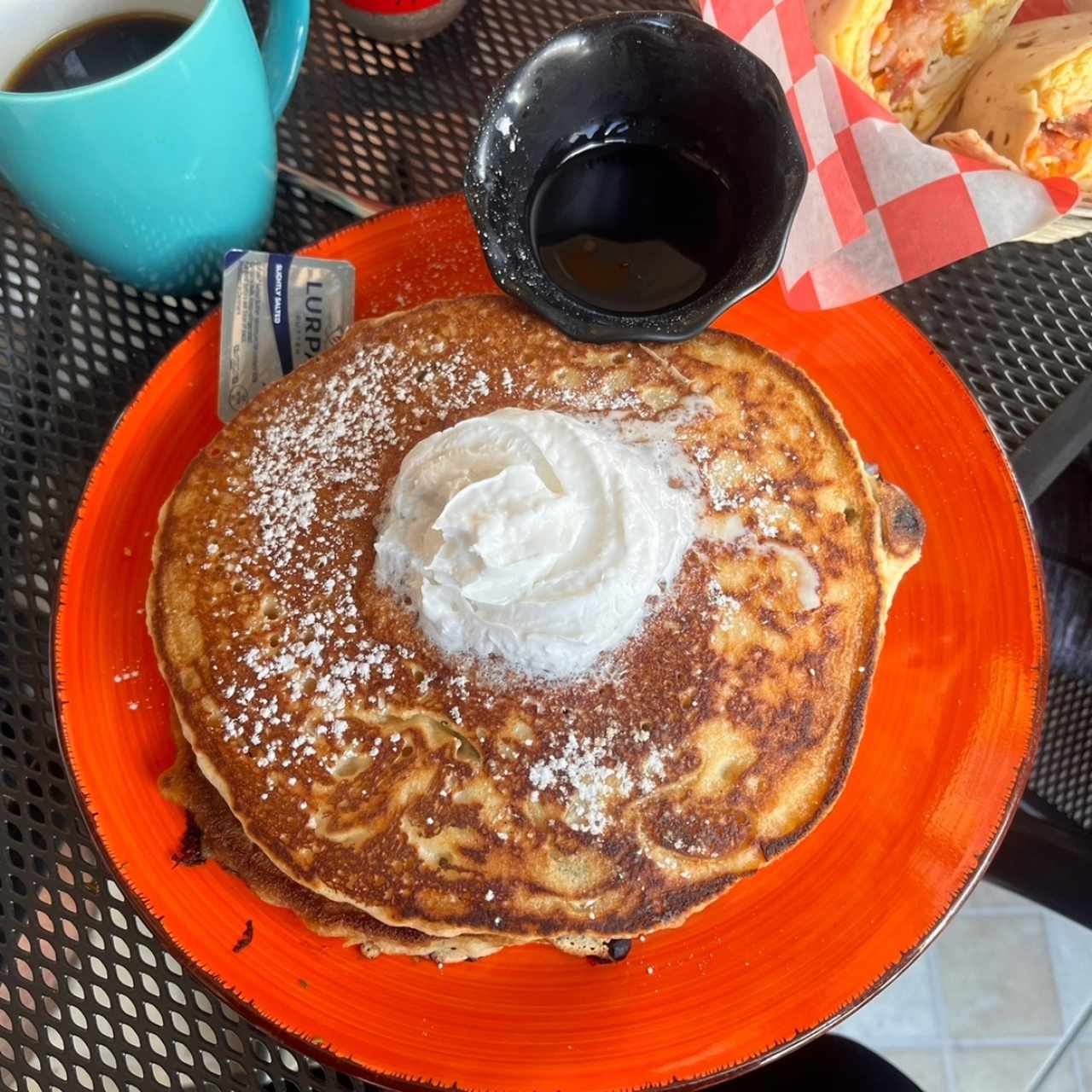 Pancakes de blueberry