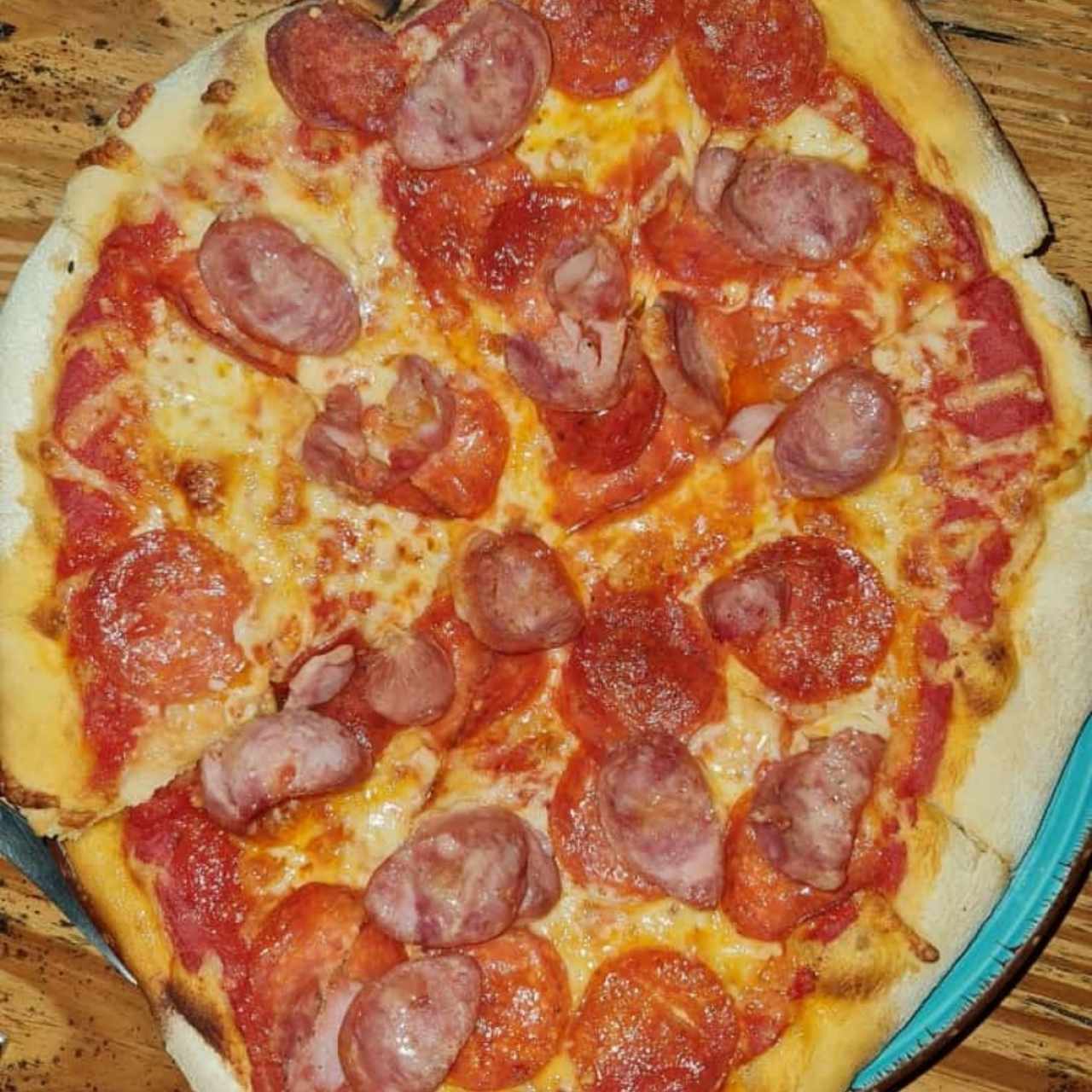 pizza a la leña!