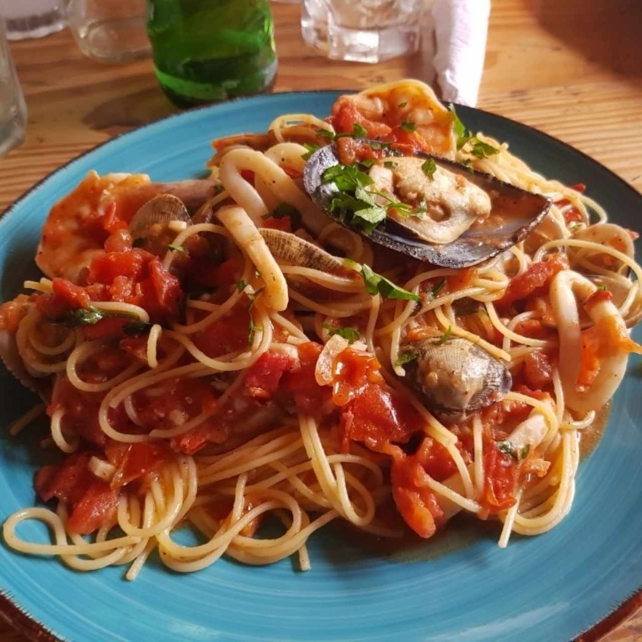 Spaguetti a la pescatore