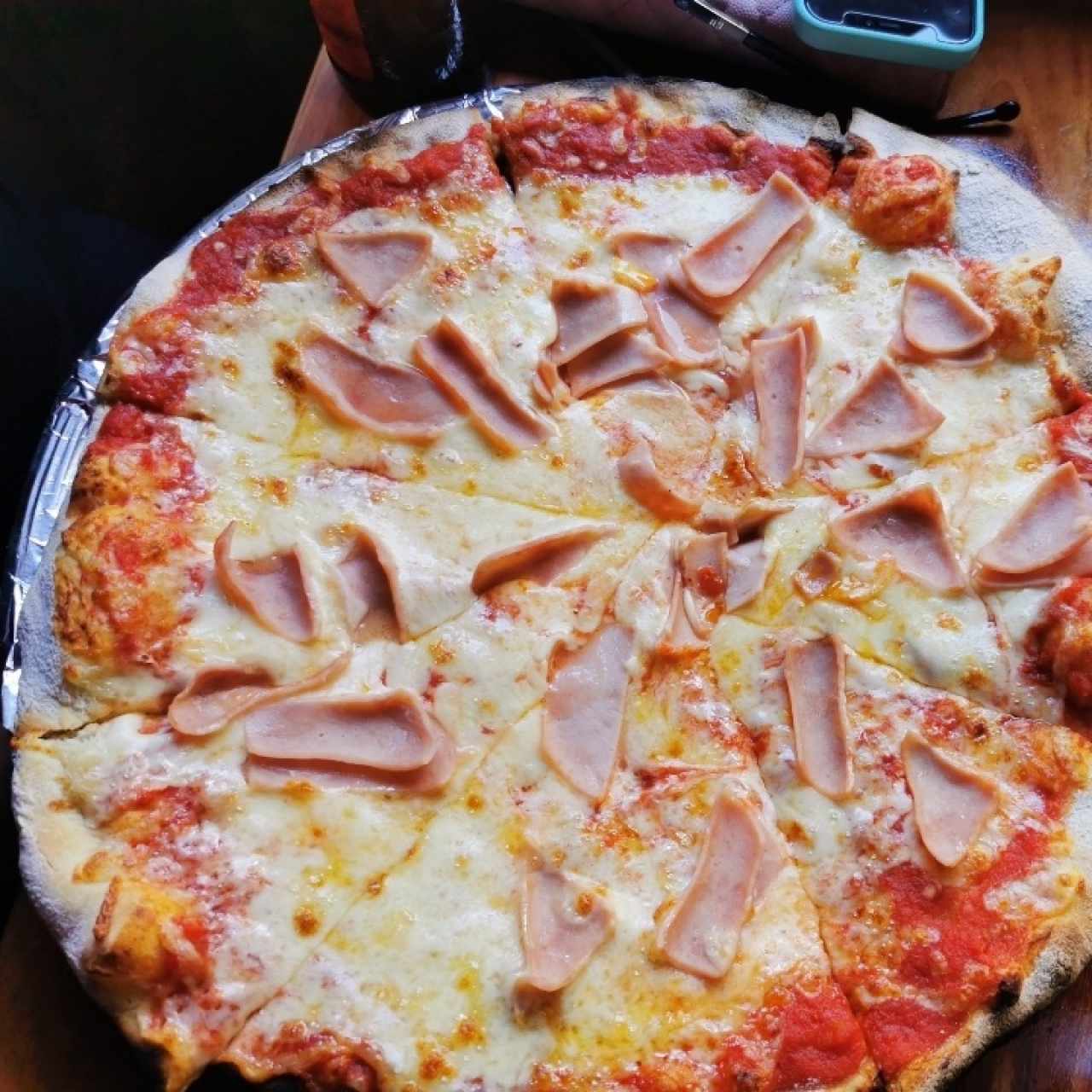 Pizza de jamón 