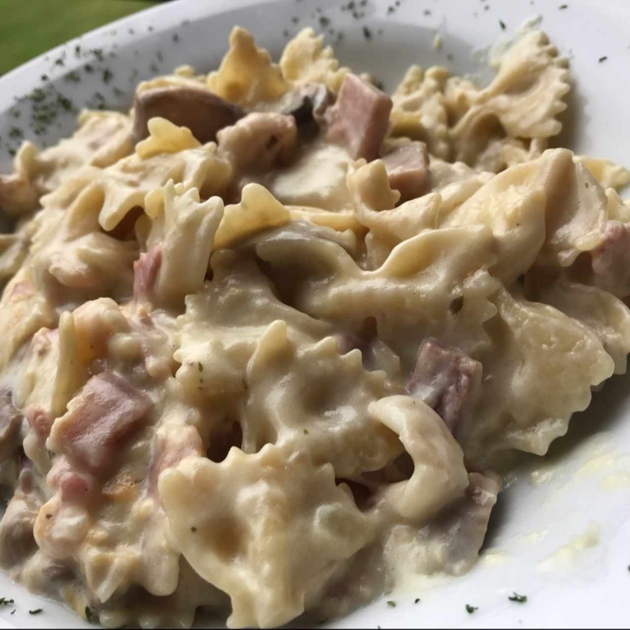 1/2 orden pasta alfredo