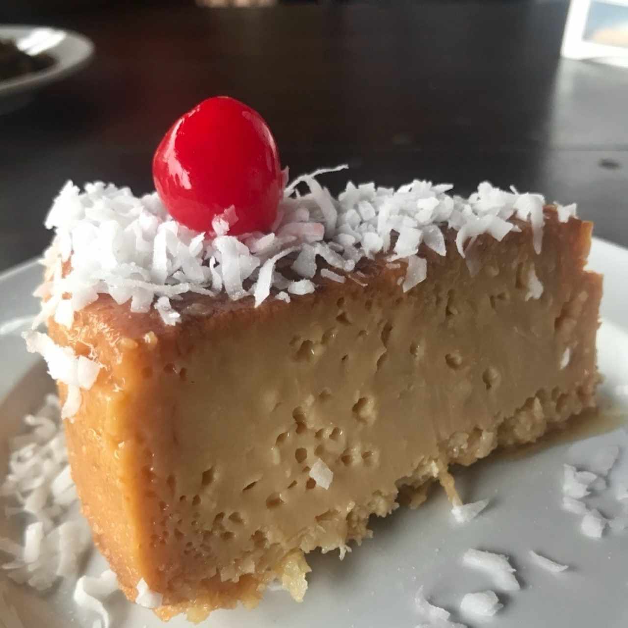 flan de coco