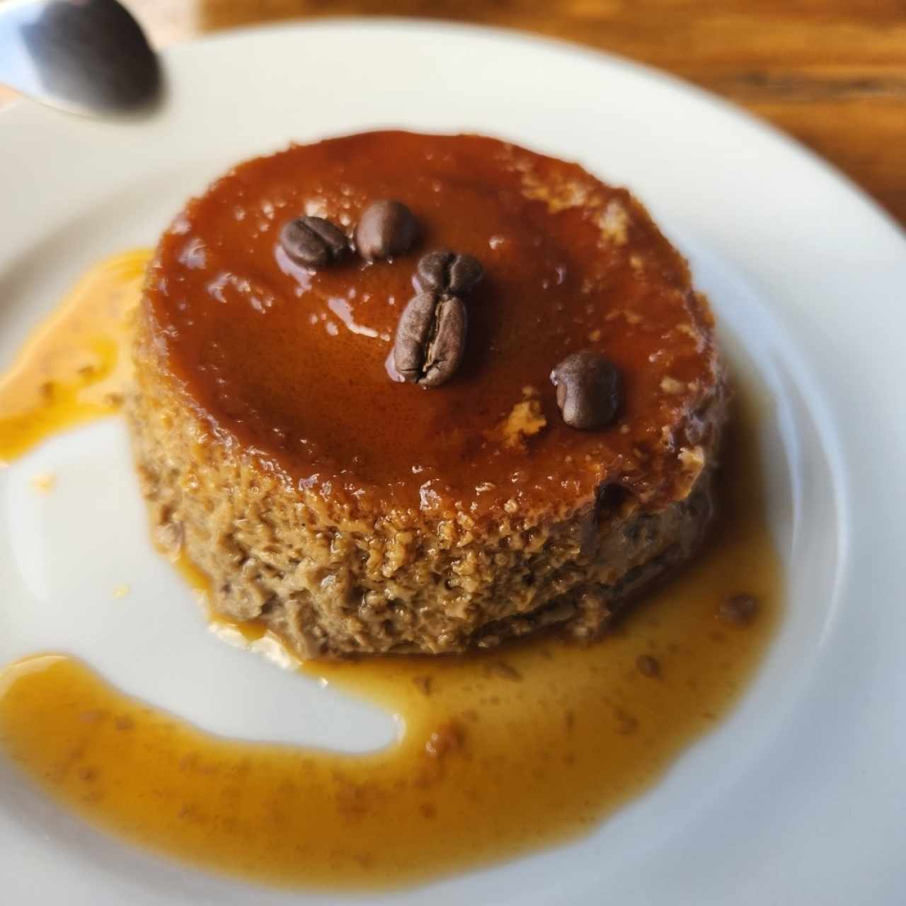 flan de café