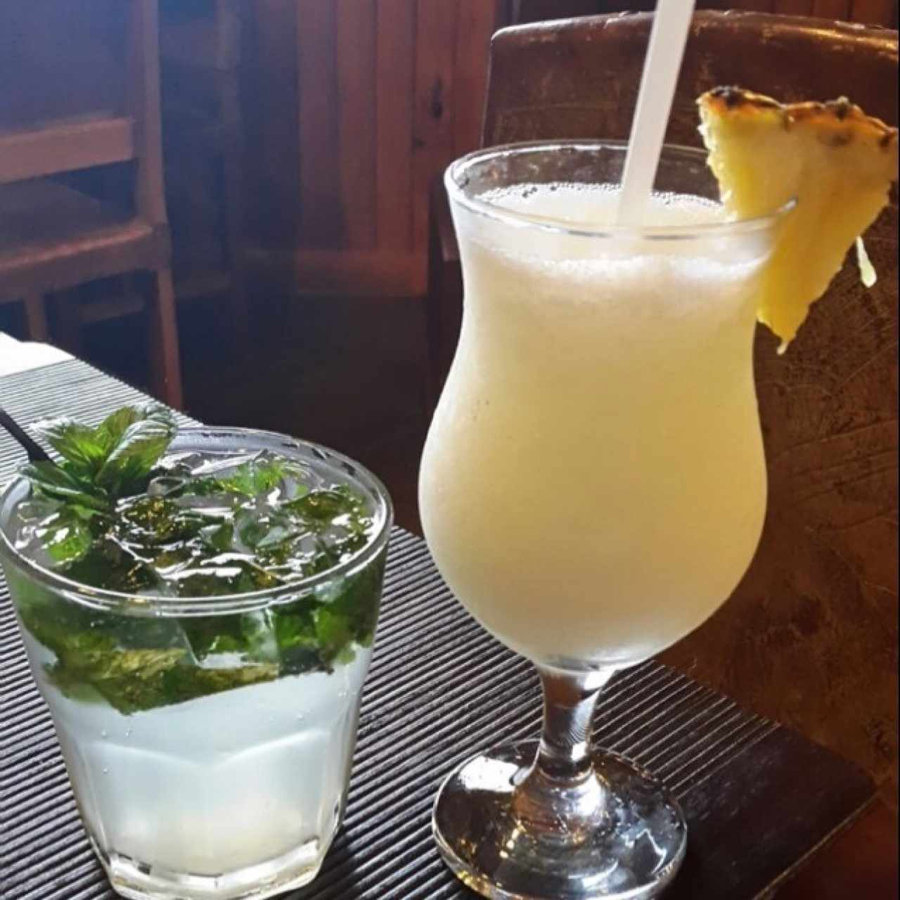 mojito y piña colada super rico