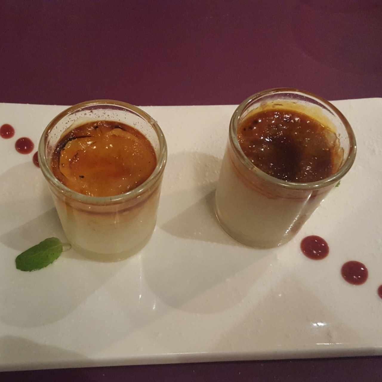 Trío de Creme Brulée