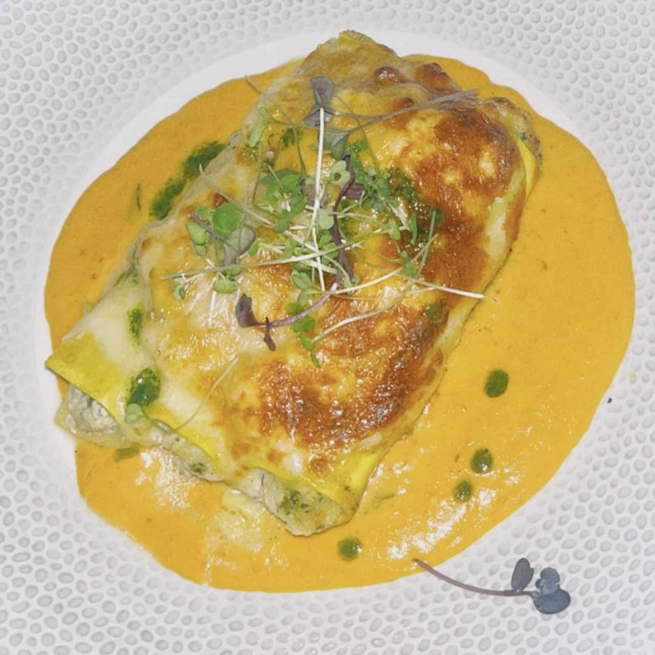 CANELONES DE LANGOSTA GRATINADOS
